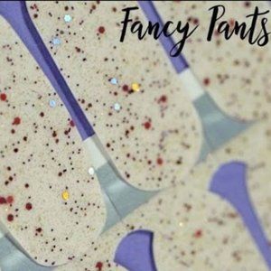 Color Street FANCY PANTS Clear Glitter Overlay RETIRED Set New NWT